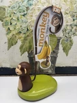 Joie Monkey Banana Holder Hanger Kitchen Tree Stand Green Brown Nwt. Fixed Price $17.99.