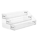 Kihor Acrylic Spice Rack, Tiered Shelf Seasoning 3TIER, 1PCS. Fixed Price $29.99.