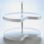 28" Kitchen Cabinet Pie Cut Kidney Shape Lazy Daisy Shelf Corner Susan. Fixed Price $153.42.