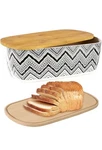 Nomotruc Bread Box With Cutting Board Lid Made Bamboo Fiber, Large Size Sty. Fixed Price $28.00.