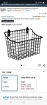 Spectrum Vintage Living Cabinet & Wall Mount Basket 7.5X10.25X5.5. Fixed Price $6.65.