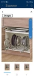Trinity TBFC-2208 Sliding Pot Organizer Chrome. Fixed Price $50.00.