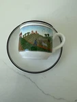 Villeroy & Boch Design Naif Demi Tasse Porcelain Espresso Cup Saucer Lc. Fixed Price $19.95.