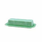 Tablecraft HJ124 Jadeite Glass Collection Butter Dish, 6.75 X 3.25 2.25,. Fixed Price $21.41.