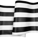 Black And White Stripe Selfadhesive Shelf Liner Contact Paper 17.7 Inch By 9.8. Fixed Price $17.70.