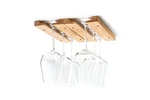 Fox Run Mounted Under Cabinet Wooden Wine Glass Holder Rack, 11 0.75 Inche. Fixed Price $37.80.