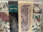 Vintage Floral House Dress Garment Zip Bag Closet Organizer Storage Quilted. Fixed Price $26.99.