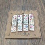 Natural Life - Heart Teachers Happy Clips Laundry Chip Bag Wooden. Fixed Price $12.74.
