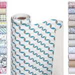 Smart Design Bonded Grip Shelf Liner - Inch X 120"W 12"L, Ocean Origami. Fixed Price $9.89.