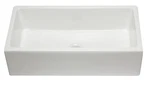 Alfi Brand AB3618HS 36" Farmhouse Single Basin Fireclay Kitchen - White. Fixed Price $803.57.