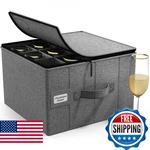 Sorbus China Storage Containers Dinnerware Organizer For Champagne Flute Glass. Fixed Price $45.40.
