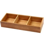 3COMPARTMENT Bamboo Drawer Organizer Box Multiuse Storage For Junk Office. Fixed Price $39.21.