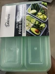 Lexi Home Storage Container 3 Compartment Plastic 10 Pieces. Fixed Price $14.99.