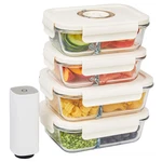 Holdn Storage Vacuum Food Containers Set Of 4. Fixed Price $89.64.
