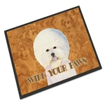 Caroline's Treasures Carolines SS4878MAT Bichon Frise Wipe Your Paws. Fixed Price $34.83.