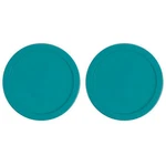 Replacement Lids Covers For Pyrex 2-CUP Containers, 5-INCH 7200-PC Teal. Fixed Price $9.99.