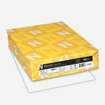 Neenah Index Cardstock, 8.5" 11", 90 LB/163 Gsm, White, Lightweight, 94 Bright. Fixed Price $23.70.