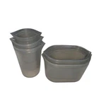 Zip Top Silicone Food Storage Bags Containers Lot Of 6 Gray Cup Set Dishes. Fixed Price $39.99.