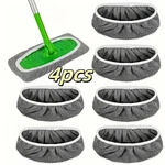 4 Reusable Mop Pads With High Water Absorption Cleaning That Can Firmly. Fixed Price $10.97.