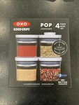 New Oxo Good Grips 4-PIECE Mini Pop Container Set. Fixed Price $24.99.