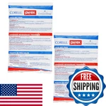 Pyrex Portable Large Cold/hot 2-PACK Made In The Usa 1081011. Fixed Price $49.86.