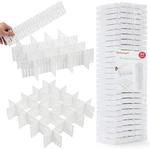 Flytianmy 40PCS Drawer Dividers, Adjustable Organizer For Socks, Under.... Fixed Price $39.99.