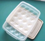 Vtg Rubbermaid Servin Saver 20 Deviled Egg Keeper Container 0070  Almond Lid. Fixed Price $8.42.