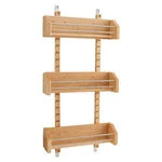 Rev-a-shelf Medium Adjustable 3-SHELF Cabinet Door Mount Spice Rack, 4ASR-18. Fixed Price $133.99.
