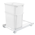 Rev-a-shelf Single Pullout 35 Qt. Trash Can For Kitchen Cabinets, RV-18PB-1. Fixed Price $94.89.