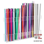 Malldii 9.5" Acrylic Straw Holder For Cabinet (large) Transparent. Fixed Price $20.37.