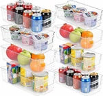 Refrigerator Organizer Fridge In Set Of 6 & 8 For Kitchen Utopia Home. Fixed Price $24.99.