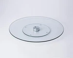 10 Inch Clear Tempered Glass Lazy Susan Rotating Tray For Kitchen Dining Room. Fixed Price $35.59.