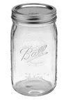 Ball Quart (32OZ) Jar With Silver Lid, Wide Mouth, 1 Ounces. Fixed Price $17.09.