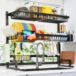 Adbiu Over The Sink Dish Drying Rack (expandable Height Length) Snap-on Desi. Fixed Price $88.95.