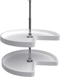 Rev-a-shelf Dual Tier 24" Lazy Susan Organizer For Corner Base Kitchen Cabinet. Fixed Price $82.44.