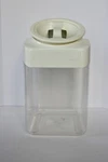 Clickclack Air Tight Pantry Storage Container W/ Lid White 4.5 Qts. Fixed Price $15.00.