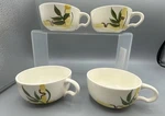 Stetson South Pacific Flat Tea Cup Only Set Of 4. Fixed Price $75.00.
