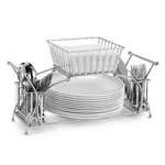 Sorbus Utensil Caddy Use For Napkin, Cutlery, Plate Holder Stackable Flatwar. Fixed Price $53.99.