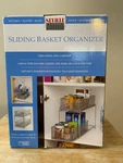 Seville 2-TIER Mesh Storage Sliding Basket Kitchen/bathroom Organizer Gray New. Fixed Price $29.00.