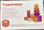 Tupperware Heritage Collection 32-PIECE Food Storage Container Set Orange New. Fixed Price $68.79.