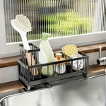 Kitchen Sink Caddy, Stainless Steel Dish Brush Holder, Sponge. Fixed Price $12.98.