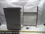 503.13.557 Knape & Vogt Double Frosted Nickel 40-QUART Pull-out Waste Bins. Fixed Price $126.97.