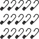15PCS 3/8 Inch Plastic-coated Bungee Shock Cord Spiral Wire End. Fixed Price $21.28.