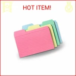 Find It Tabbed Index Cards, 6 Inches, Assorted Colors, 48-PACK (FT07218). Fixed Price $15.28.