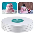 White Cake Drums Round 16 Boards With 1/2-INCH Thick Smooth Edges F.... Fixed Price $42.07.