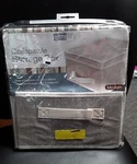 Simplify Collapsible Storage Box Medium Faux Jute/beige. Fixed Price $7.99.