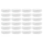 Wide Mouth Plastic Mason Jar Lids 24PK Bundle; Dozen Unlined 86-450 Size. Fixed Price $19.99.