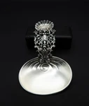 Antique Gorham Sterling Silver Nude Female Art Nouveau Wine Tea Caddy Spoon. Fixed Price $465.00.
