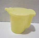 Tupperware Vintage Yellow Creamer With Pour Spout Lid #574-4. Fixed Price $9.99.