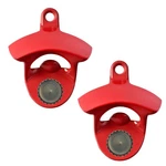 Luwanburg Red Magnetic Beer Bottle Opener Wall Mounted Stainless. Fixed Price $24.16.
